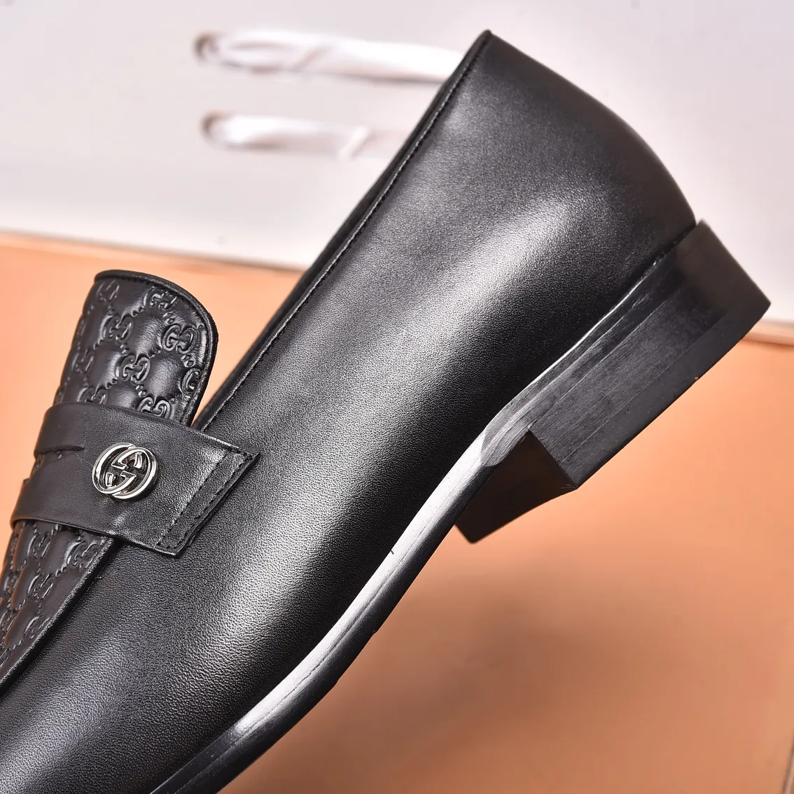 Men's shoes💰540📛📛Original (water-dyed cowhide) Gucci GUCCI official website formal shoes🌀 Italian🇮🇹imported cowhide➕top imported water-dyed cowhide lining💋Finely handmade original bottom, the real thing looks better when photographed in person Standard size 38-44